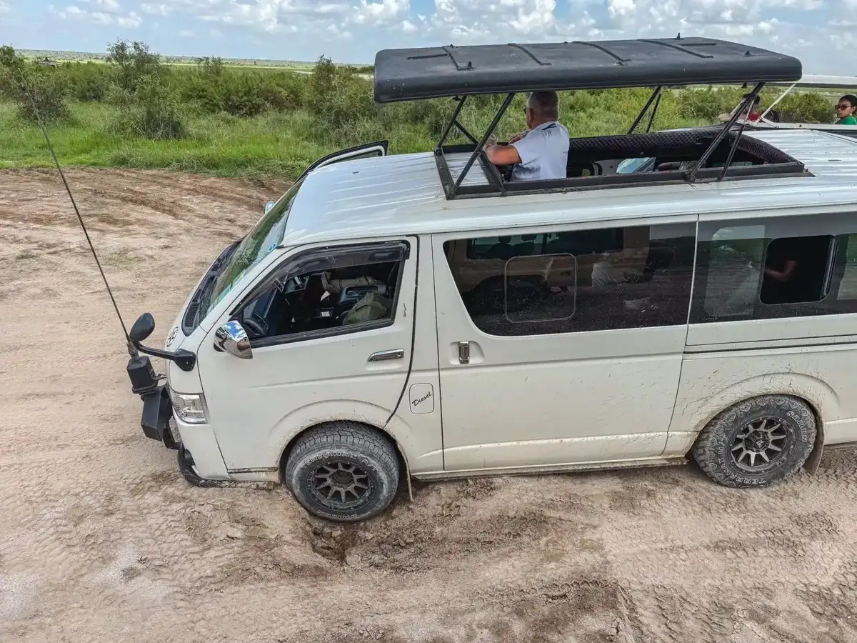 Toyota Hiace safari minibus rental Uganda Rwanda